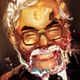 Illustration for article titled A Delightful Portrait of Hayao Miyazaki Made Out of Ghibli Characters